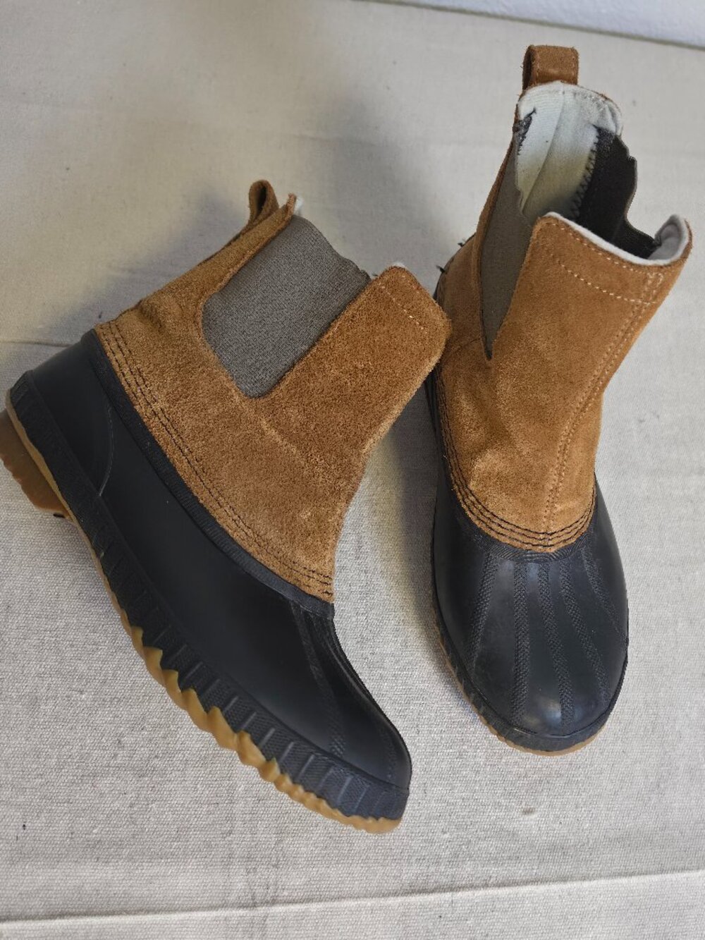 Sorel Cheyanne Winter Duck Boot Waterproof Brown Black Men's Size 6